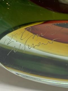  Murano Sommerso Murano Glass Vase by Valter Rossi - 2581273