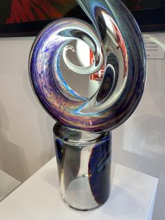  Murano Spiral Murano Glass Sculpture - 2573189