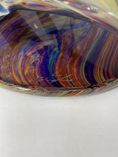  Murano Twin Dolphins Murano Glass Sculpture - 2587135