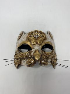  Murano Venetian Cat Mask - 2572626