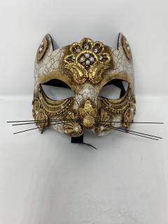  Murano Venetian Cat Mask - 2572628