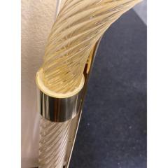  Murano Venetian Torciglione Torchon Murano Glass Wall Mirror in Barovier Style - 4377977