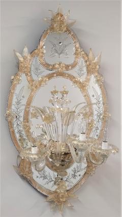  Murano Venetian Wall Sconce Mirrored Applique from Murano - 2359461
