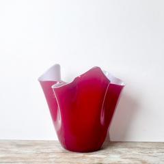  Murano Venini Murano Glass Handkerchief Vase - 1708266