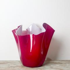  Murano Venini Murano Glass Handkerchief Vase - 1708268