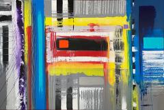  Murf Murphy Murf Murphy Large Contemporary Abstract Painting on Canvas - 3579071