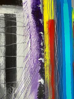  Murf Murphy Murf Murphy Large Contemporary Abstract Painting on Canvas - 3579080