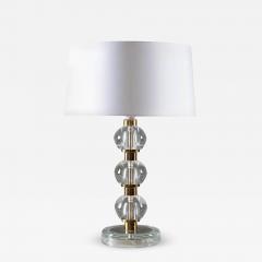  NAFA Midcentury Scandinavian Table Lamp in Brass and Glass - 2202427