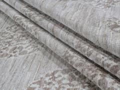  NASIRI Traditional Handknotted Square Rug with a 19th Century Tibetan Motif in Natural - 1329550