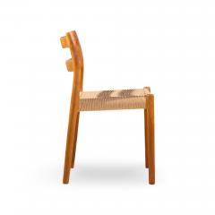  NIELS O MOLLER Niels M ller Models 84 and 67 Danish Teak and Rope Dining Chairs Set of 6 - 4563506