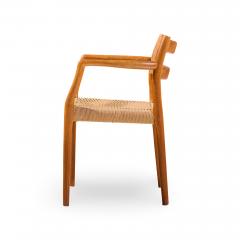  NIELS O MOLLER Niels M ller Models 84 and 67 Danish Teak and Rope Dining Chairs Set of 6 - 4563510