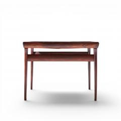  NIELS O MOLLER Niels Moller Danish Rosewood Hidden Leaf Expanding Dining Table with 2 Leaves - 4654608