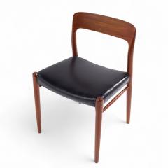  NIELS O MOLLER Niels Moller Model 75 Mid Century Danish Teak Dining Chairs Set of 8 - 4298067