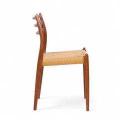  NIELS O MOLLER Niels Moller Model 78 Mid Century Danish Teak and Rope Dining Chairs Set of 8 - 4283745