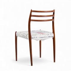  NIELS O MOLLER Niels Moller Model 78 Mid Century Rosewood Dining Chair - 4440223