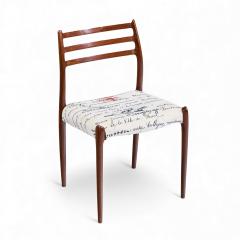  NIELS O MOLLER Niels Moller Model 78 Mid Century Rosewood Dining Chair - 4440229