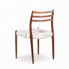  NIELS O MOLLER Niels Moller Model 78 Mid Century Rosewood Dining Chairs Pair - 4439371