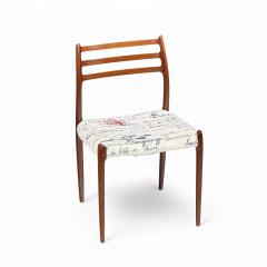  NIELS O MOLLER Niels Moller Model 78 Mid Century Rosewood Dining Chairs Pair - 4439376