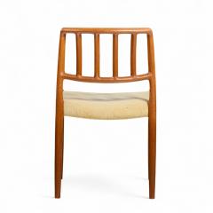  NIELS O MOLLER Niels Moller Model 83 Mid Century Danish Teak Dining Chairs Set of 6 - 4411289