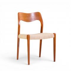  NIELS O MOLLER Niels Moller Models 55 and 71 Mid Century Danish Teak Dining Chairs Set of 12 - 4657397