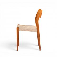  NIELS O MOLLER Niels Moller Models 55 and 71 Mid Century Danish Teak Dining Chairs Set of 12 - 4657401