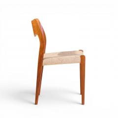  NIELS O MOLLER Niels Moller Models 55 and 71 Mid Century Danish Teak Dining Chairs Set of 12 - 4657402