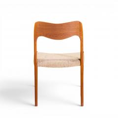  NIELS O MOLLER Niels Moller Models 55 and 71 Mid Century Danish Teak Dining Chairs Set of 12 - 4657403