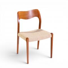  NIELS O MOLLER Niels Moller Models 55 and 71 Mid Century Danish Teak Dining Chairs Set of 12 - 4657404