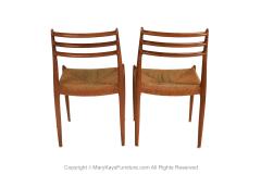  NIELS O MOLLER Pair Mid Century Niels Otto Moller Model 78 Teak Chairs - 3285765