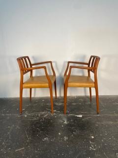  NIELS O MOLLER Set of 4 Niels Moller Dining chairs Model 83 and 66 in Teak - 4032451