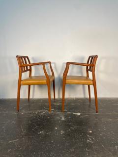  NIELS O MOLLER Set of 4 Niels Moller Dining chairs Model 83 and 66 in Teak - 4032456