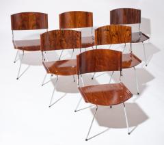  Nana Ditzel Exceptional Set of Six Mid Century Danish Chairs - 4538610