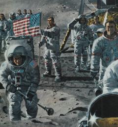  National Geographic Teammates in Mankinds Greatest Adventure Apollo Crew Poster - 3737986