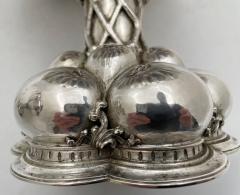  Neresheimer German Continental Silver Pair of 19th C Compotes Footed Centerpiece Bowls - 3237429