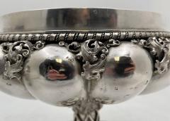  Neresheimer German Continental Silver Pair of 19th C Compotes Footed Centerpiece Bowls - 3237431