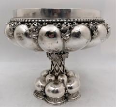  Neresheimer German Continental Silver Pair of 19th C Compotes Footed Centerpiece Bowls - 3237438