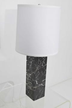  Nessen Studios Nessen Studio Marble Table Lamps in Black Marble - 1370113