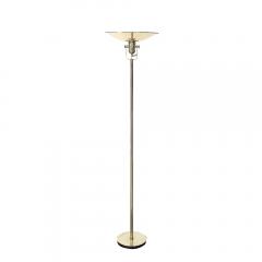  Nessen Studios Pair of Mid Century Articulating Polished Brass Torchieres signed Nessen Studios - 4719791