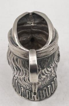  New Orleans Silversmiths 1938 New Orleans Silversmiths Human Long Nosed Sterling Silver Creamer Toby Jug - 3252884
