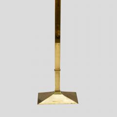  New Society Pair of Vintage brass metal uplighter floor lamps by New Society - 3780939