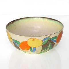  Newport Pottery CLARICE CLIFF DELECIA CITRUS CERAMIC BOWL FOR NEWPORT POTTERY UK 1930S - 2701560