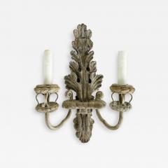  Niermann Weeks Nierman Weeks Faux Wood Acanthus Leaf Scones for Luminaire 2 Pairs Available - 4207732