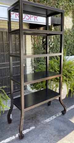  Niermann Weeks Niermann Weeks Black Gold Chinoiserie Charlus Etagere - 2067856