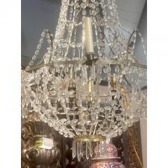  Niermann Weeks Niermann Weeks French Crystal Greek Key Basket Crown Chandelier - 3670688