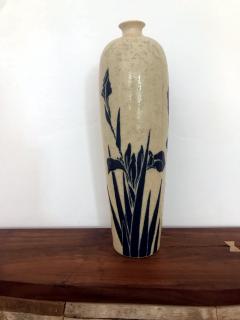  Ninsei An Antique Japanese Kyoto Ware Vase Attributed to Ninsei - 856642