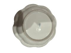  Nippon Sento Co Ltd INDIAN IN CANOE ON LAKE HAND PAINTED NIPPON SCALLOP EDGE BOWL - 4570879