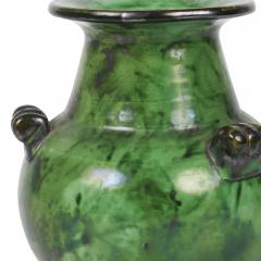  Nittsjo Art Deco Vase in Malachite Glaze by Erik Mornils for Nittsjo - 2819928