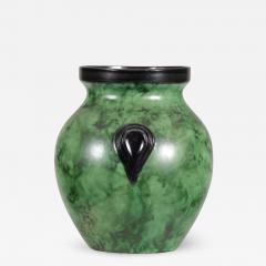  Nittsjo Art Deco Vase with Verdigris Glaze by Nittsjo - 1582391