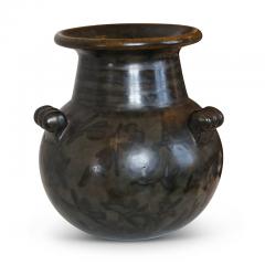  Nittsjo Black Luster Art Deco Vase by Nittsjo - 1710285
