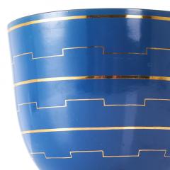  Nittsjo Modern Classicism Vase with Gilded Greek Key Stripes by Nittsjo - 2830609